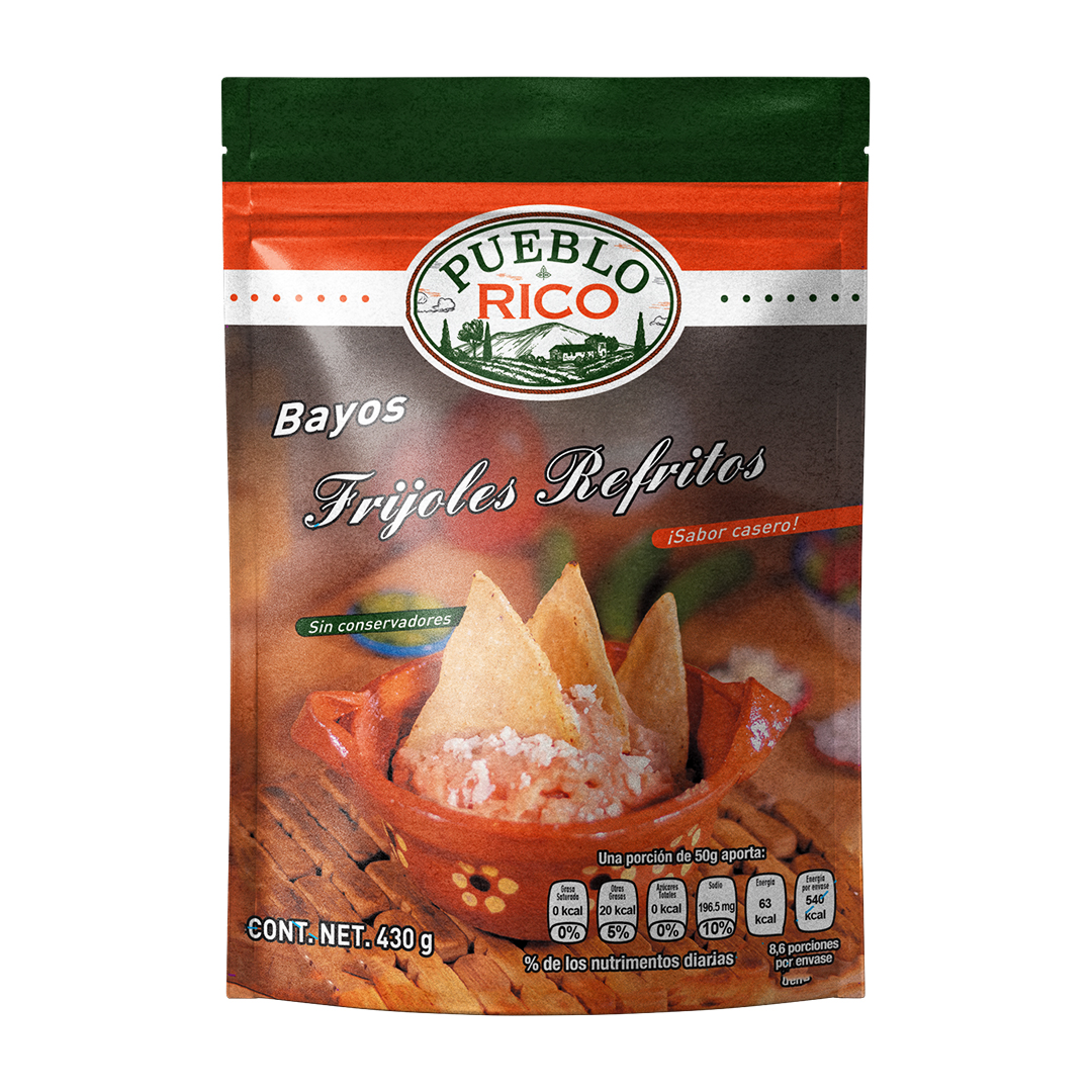 Frijoles Bayos Refritos