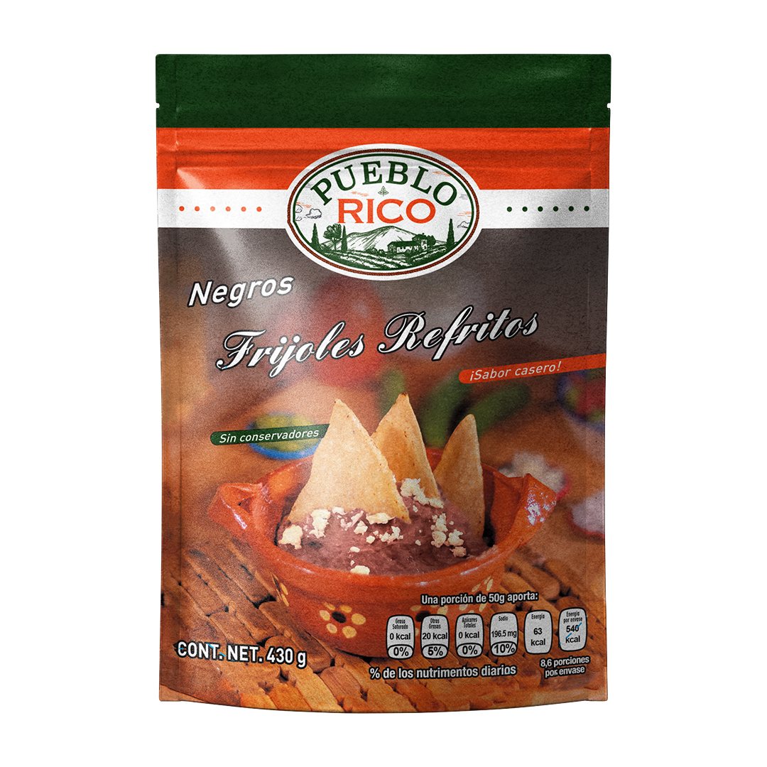 Frijoles Negros Refritos
