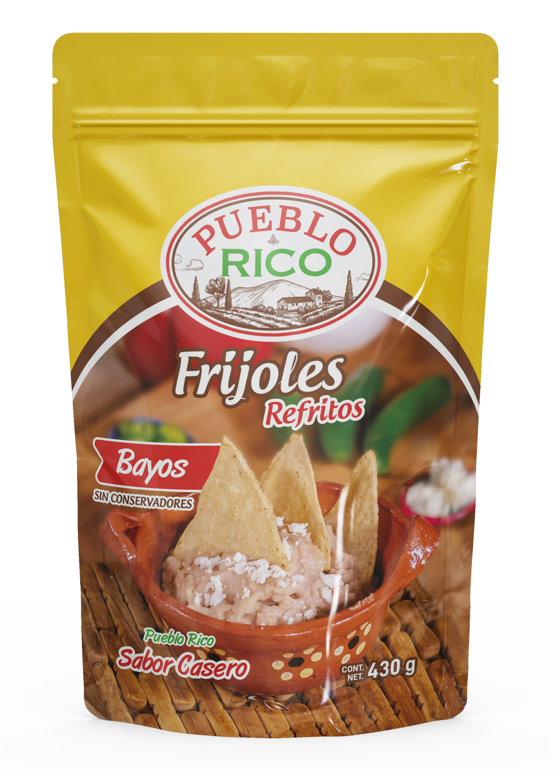 Frijoles Bayos Refritos