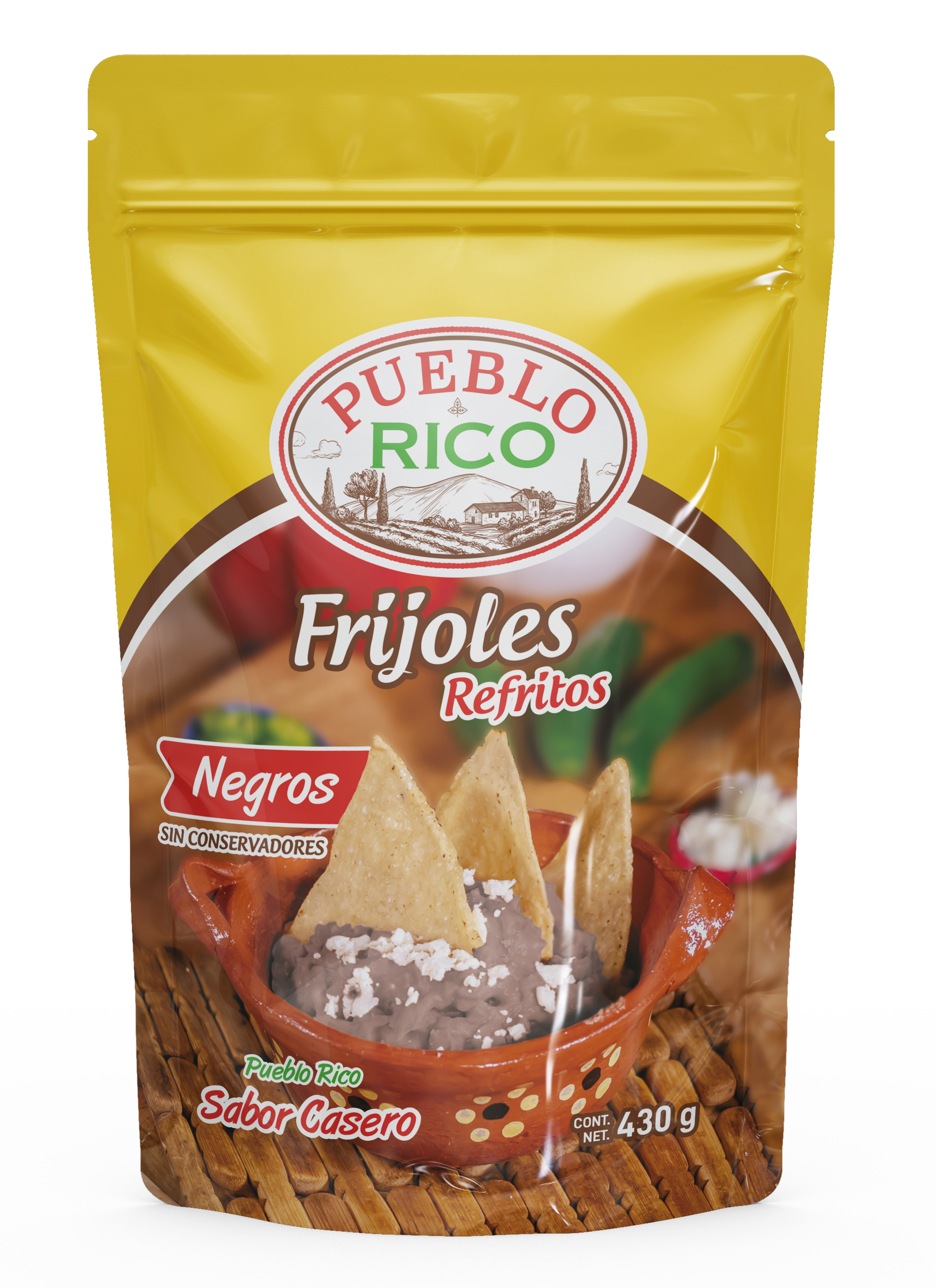 Frijoles Negros Refritos